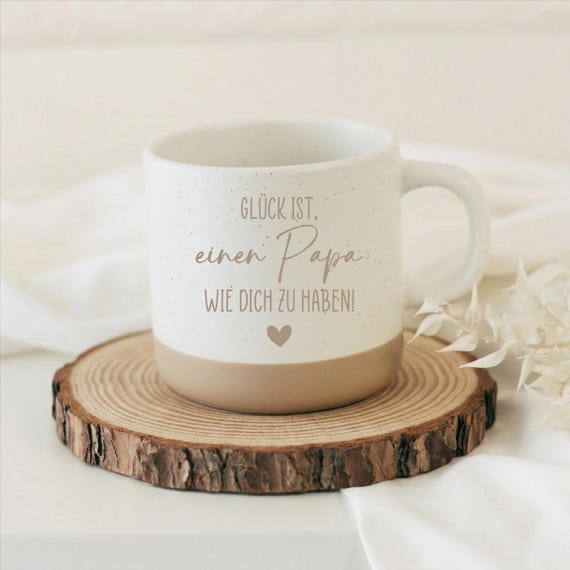 Glück ist einen Papa wie dich zu haben Tasse – Papa Geschenk – Geschenk von Kind – Vatertag Geschenk Papa – Dankeschön Papa  Tasse