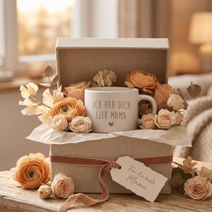 Cadeaumok voor mama – Ik hou van je mama – Moederdagcadeau – Cadeau voor mama – Keramische koffiemok voor mama, Moederdagmok afbeelding 5