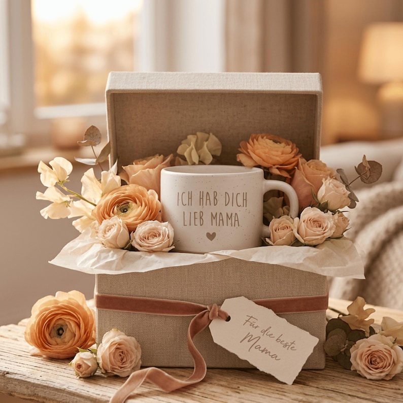 Cadeaumok voor mama – Ik hou van je mama – Moederdagcadeau – Cadeau voor mama – Keramische koffiemok voor mama, Moederdagmok afbeelding 5