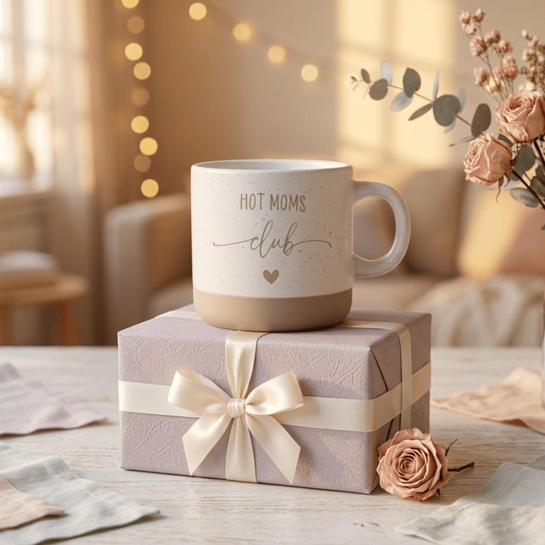 Regalo divertido para mamá: Taza del Club de Mamás Guapas, Regalo para el Día de la Madre, Taza Divertida para Mamá, Idea de Regalo para Mamá imagen 5
