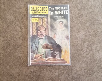 Vintage The Woman In White Wilkie Collins Classics Illustrated Comics No 61 Vintage The Woman In White Wilkie Collins Classics Illustrated Comics No 61
