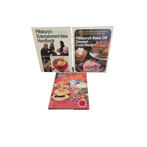 Vintage Pillsbury Bake Off Dessert, Pillsbury&#39;s Entertainment, Brunches Lunches