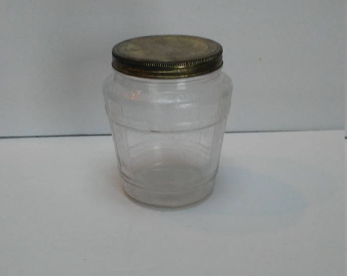 Vintage Barrel Jar Ball Canister Container Hoosier Storage Etsy