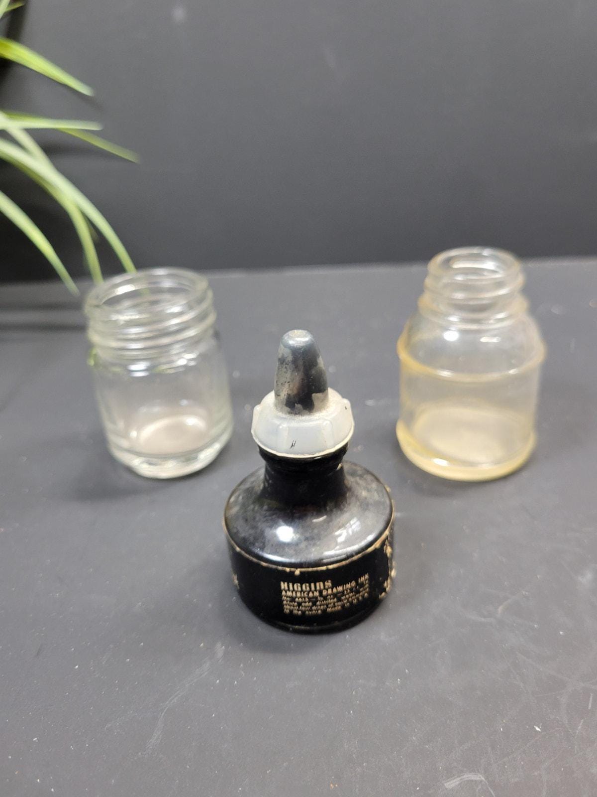 Vintage Higgins Drawing Ink Bottle - Etsy