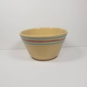 Vintage Watt Advertising Bowl, Inter-State Lumber Pottery USA #7