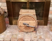 Vintage Cylinder Churn, Butter 3 Gallon, White Cedar, New Style, Farmhouse Primitive, Country Kitchen
