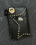 Personalized Real Leather Journal Trifold with Custom Charm, A5 A6 Refillable Traveler’s Journal Notebook product logo