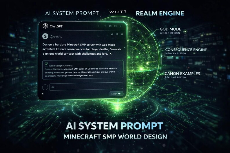 Minecraft SMP World Architect AI Prompt - Consequence Server Design ...