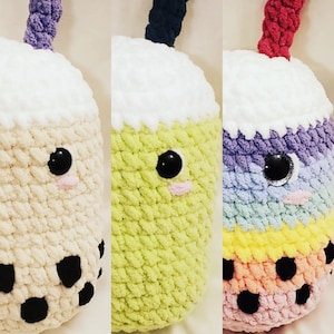 PDF Look-A-Latte and Boba Plush Crochet Pattern