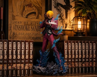 Sanji Flame Effect Figur One Piece Anime Sammlerstatue