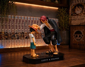 Luffy und Shanks One Piece Figur