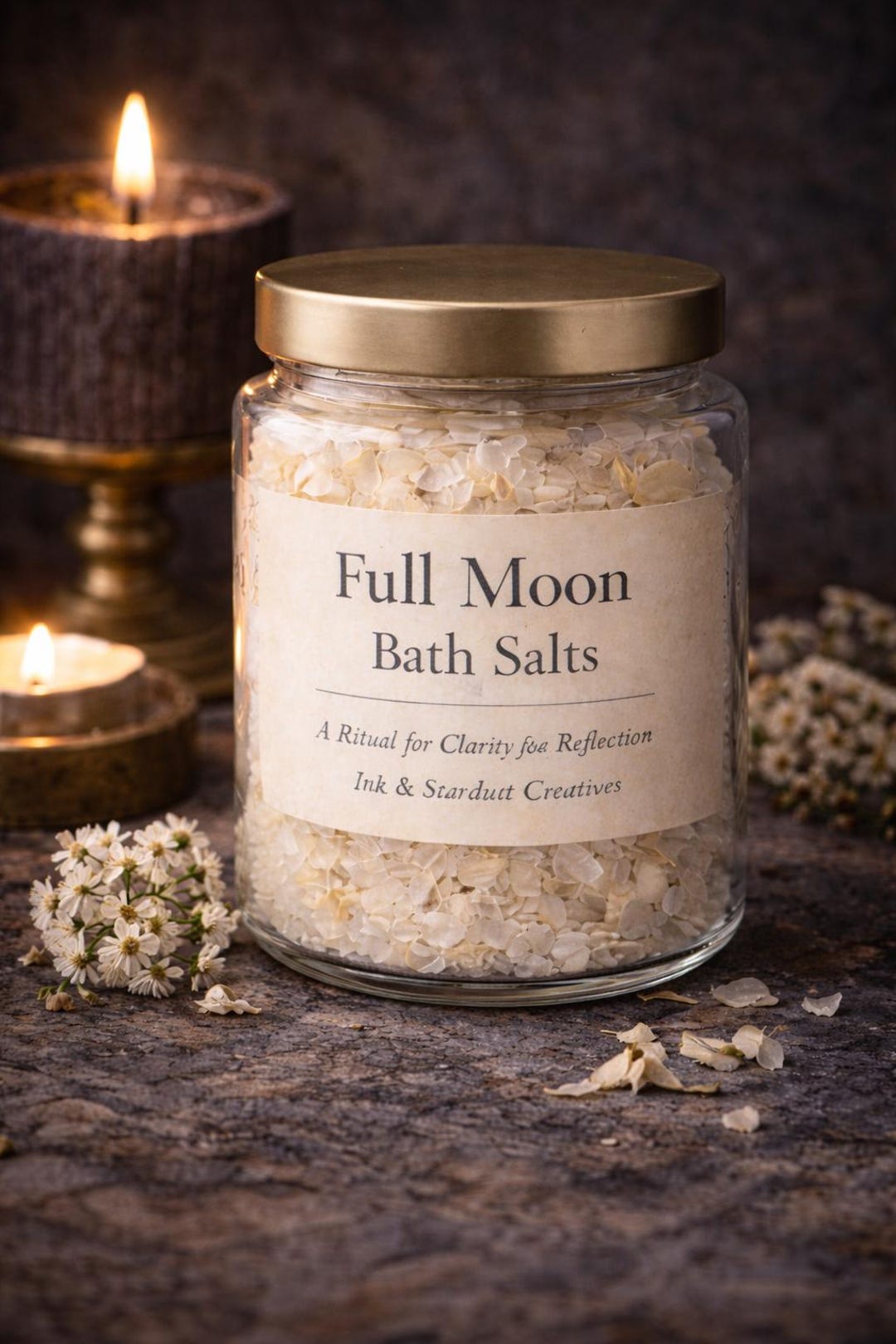 Full Moon Ritual Baths Full Moon Ritual Bath Salts | Lunar Bath Soak for Clarity & Reflection ...
