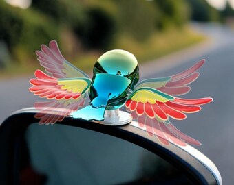 Autoornament vliegende vogel | Hangdecor achteruitkijkspiegel, modern ABS-accessoire