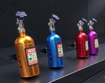 Bottle Car Air Freshener | Lemon Car Diffuser | Vent Clip Freshener | Car Interior Decor | Car Accessory | Car Freshie | Gift for Drivers