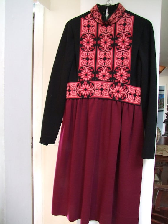 lark embroidered dress Little Black Dress Thread Embroidery Maxi by Maxim Creation main image 0