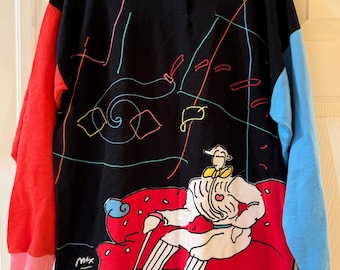 PETER MAX Shirt 1988 Vintage/ 80