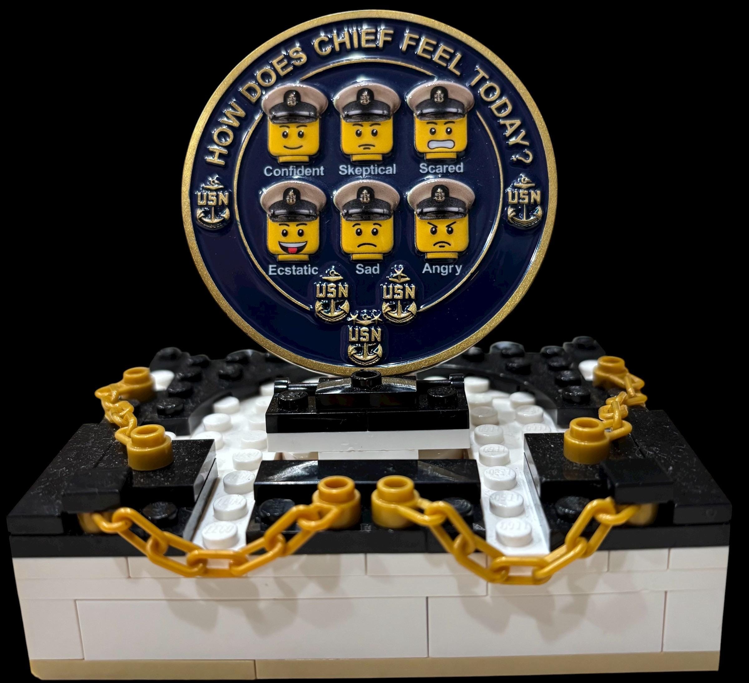 Tom　　REGAL worth coiiection Lego CPO Challenge Coin - Etsy