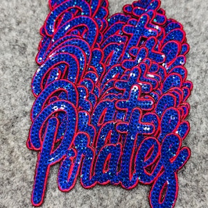 Custom Sequin Patch for Dance & Cheer Teams | Iron On Sparkly Badge