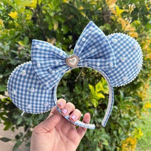 Pearl Plaid Headband - Etsy display picture 3