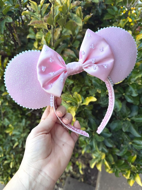 Pink Glitter Mouse Ears