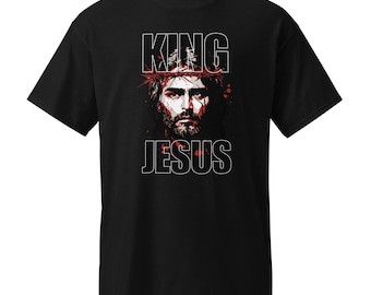 King Jesus Unisex Christian Tee - DryBlend® Sports T-Shirt