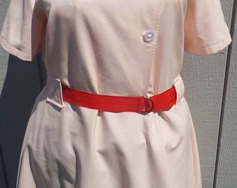 Vintage Baseball Uniform, Vintage Style Dress Pattern  and Coat Option Women XL-3xl with Free Iron on Transfer File