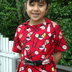 Girls Vintage Baseball Uniform Sewing Pattern, Dress and Coat (Sizes 2-8) (PDF Pattern) image 3