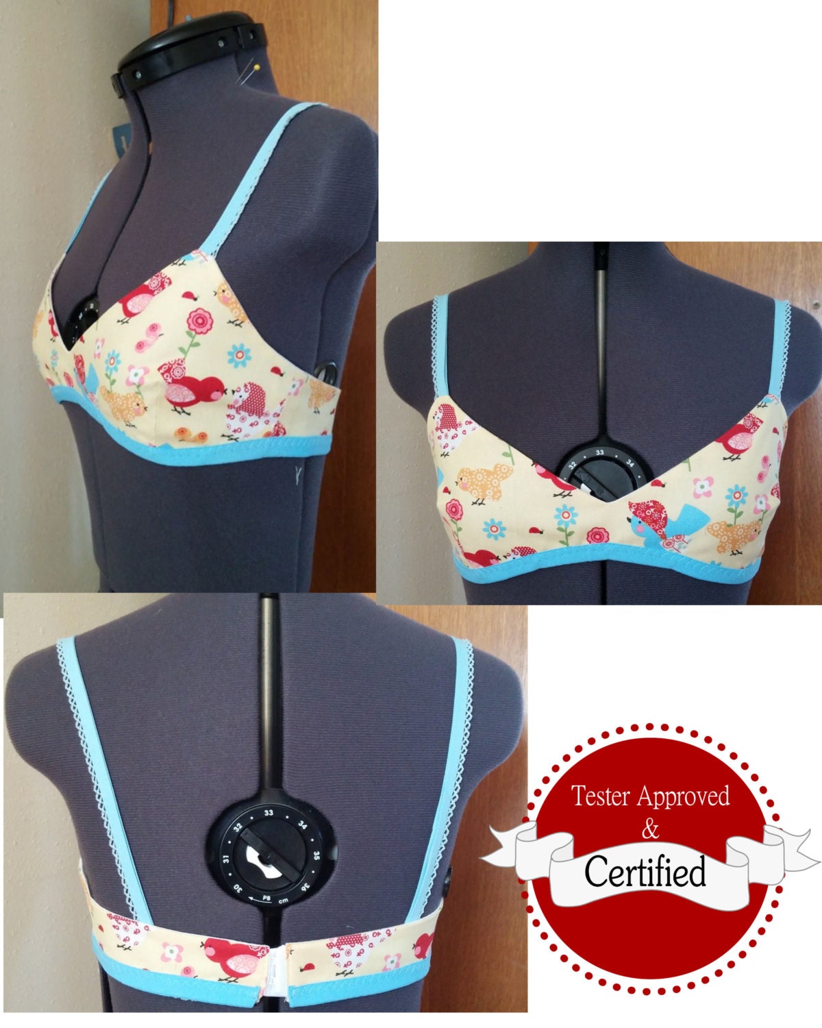 Bra Pattern 30-36AA and 30-36A -  Hong Kong