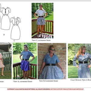 Vintage Baseball Uniform, Vintage Style Dress Pattern and Coat Option ...