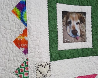 Photo Quilt Squares  Your Images on Fabric