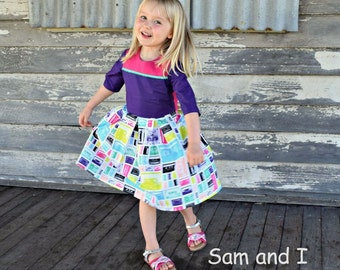 Girls  Dress Pattern Carol Sizes 2 to 8