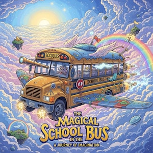 Magical School Bus eBook | Kids STEM Adventure, Science Learning (Digital Download)