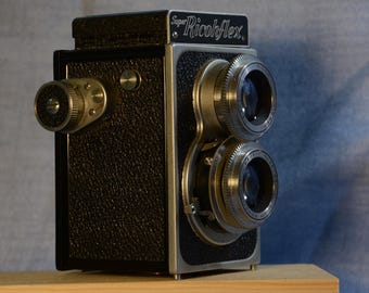 Vintage Super Ricohflex Camera with Case