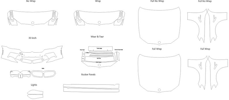PPF Kit - 2021-2026 BMW M5 Base - Full Front Precision Cut Paint ...