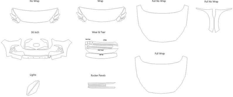 PPF Kit - Infiniti QX55 (essential, Luxe, Sensory) - Full Front ...
