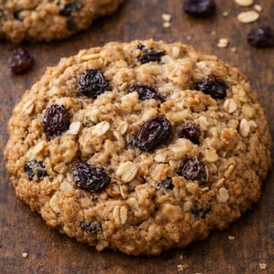 Receta de galletas de avena con pasas (descarga instantánea)