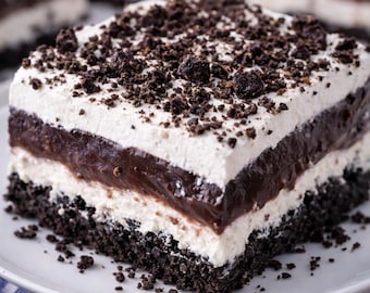 Easy Chocolate Lasagna Recipe (Instant Download)