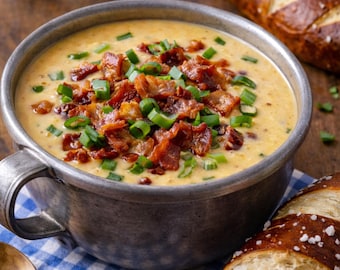 Beer Cheese Soup Recipe (Instant Download)