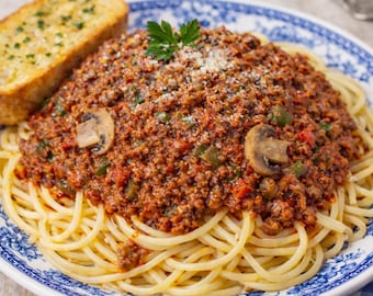 My Classic Spaghetti & Meat Sauce Recipe (Instant Download)