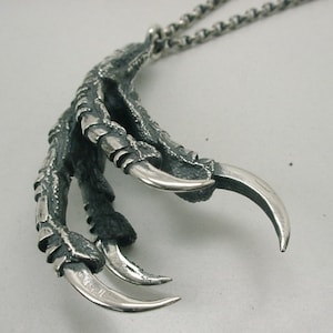 Raven Claw Pendant Sterling Silver *without chain*