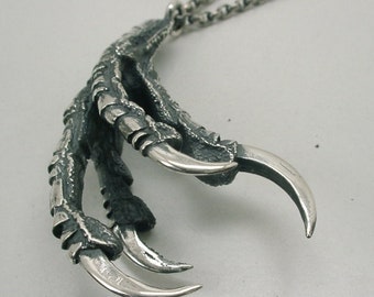 Raven Claw Pendant Sterling Silver *without chain*