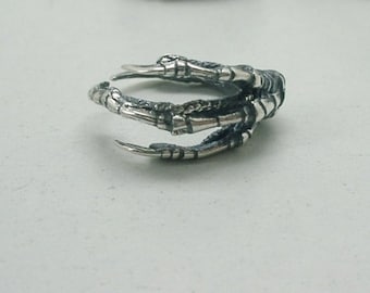 Bague Midi Starling Claw en argent sterling