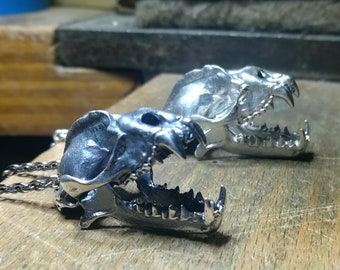 Diadem Roundleaf Bat - Hipposideros diadem - Moving Jaw - Sterling Silver