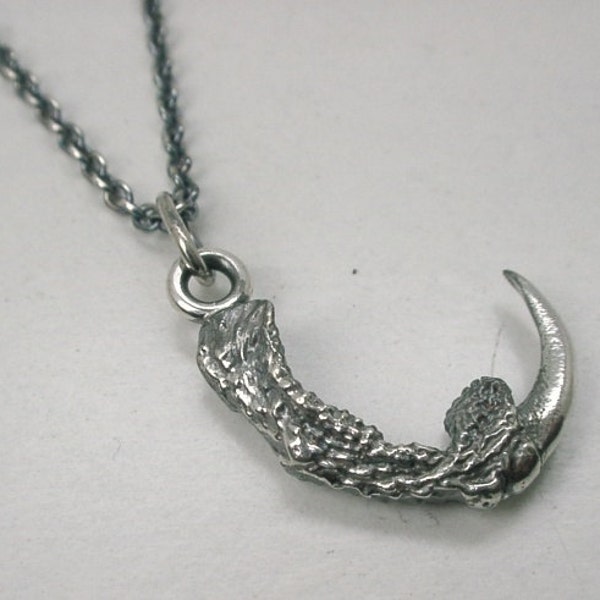Owl Talon Necklace Sterling Silver