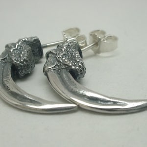 Raven Talon örhängen, Silver