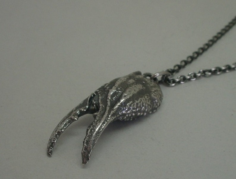 Scorpion Claw Pendant Sterling Silver image 2