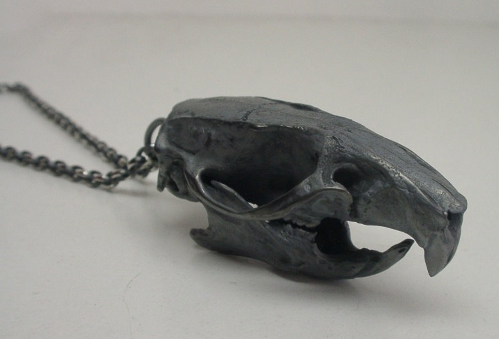 Rat Skull Pendant And Necklace - Karsyn main image 1
