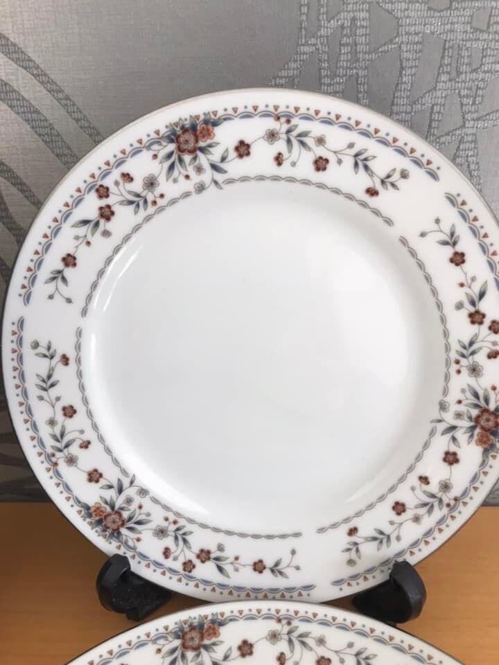 Vintage Fine Porcelain China Claremont Japan 4 X Tea Plates Etsy UK