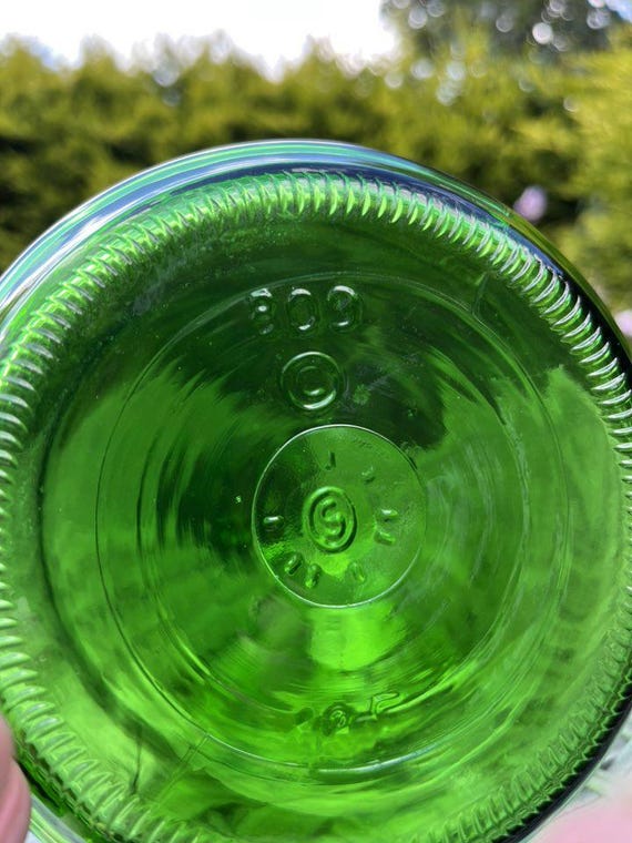 Vintage Ernest & Julio Gallo Large Green Glass Wine Bottle - Etsy
