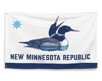 New Minnesota Flag, Minnesota Rebel Alliance Flag, Minnesota Rebel Loon Flag
